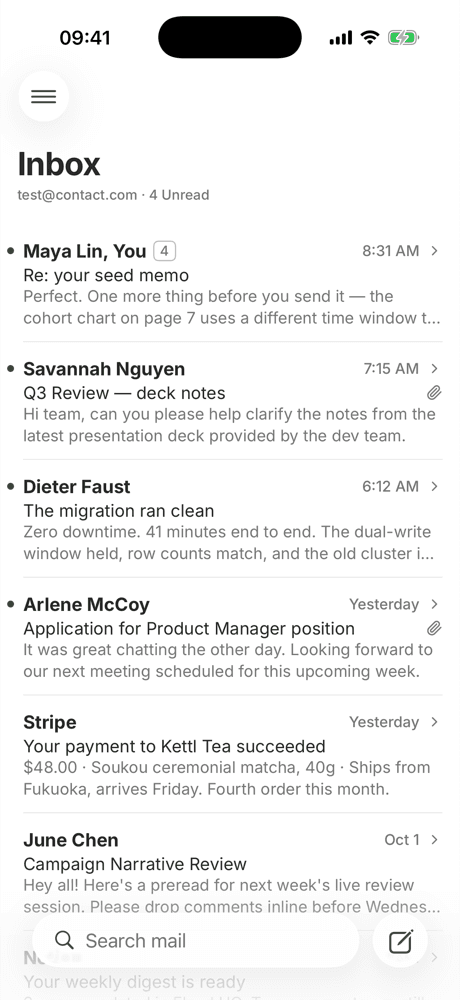 Floyd Mail screenshot 1