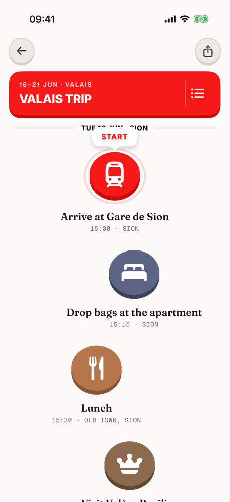 SwissDiscover for iOS screenshot 2